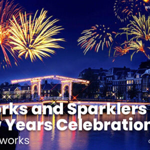 Fireworks and Sparklers in New Years Celebration – Rocket Fireworks
