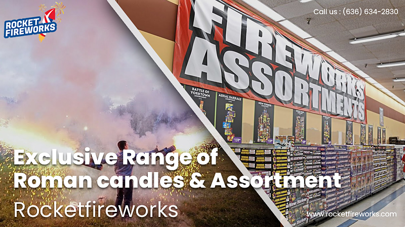 Exclusive Range of Roman Candles and Assortment – Rocket Fireworks