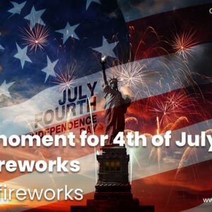 Pride moment for 4th of July with Fireworks