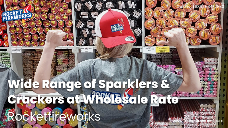 Wide Range of Sparklers and Crackers at Wholesale Rate